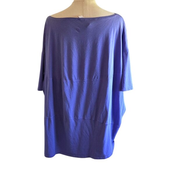 Lululemon Purple Back In Action Boat Neck Short Sleeve Top Womens Size 20 - Picture 3 of 16